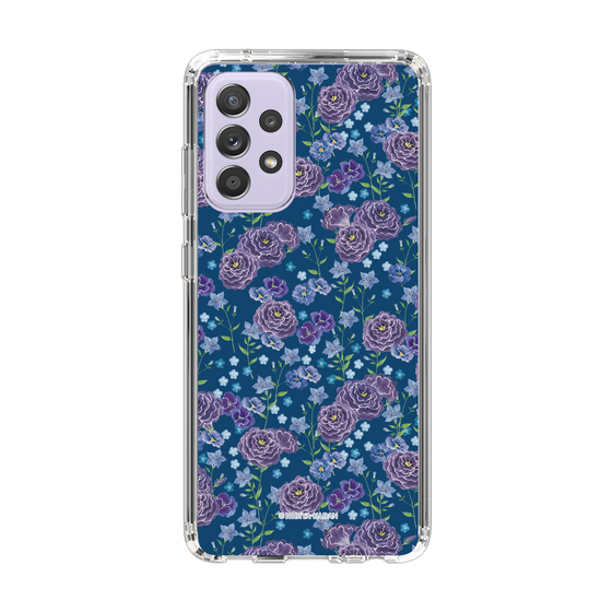 スリムプロテクションケース［ 日比谷花壇 - FloralSymphony - ネイビー ］
