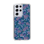 スリムプロテクションケース［ 日比谷花壇 - FloralSymphony - ネイビー ］