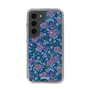 スリムプロテクションケース［ 日比谷花壇 - FloralSymphony - ネイビー ］