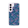 スリムプロテクションケース［ 日比谷花壇 - FloralSymphony - ネイビー ］