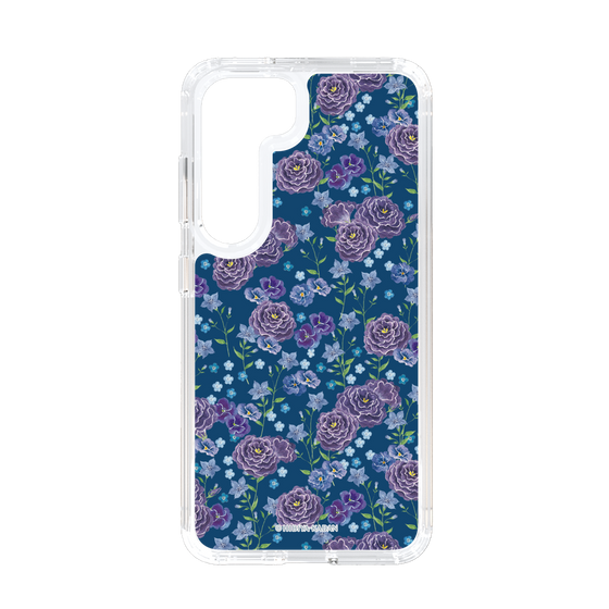スリムプロテクションケース［ 日比谷花壇 - FloralSymphony - ネイビー ］