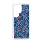 スリムプロテクションケース［ 日比谷花壇 - FloralSymphony - ネイビー ］