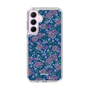 スリムプロテクションケース［ 日比谷花壇 - FloralSymphony - ネイビー ］