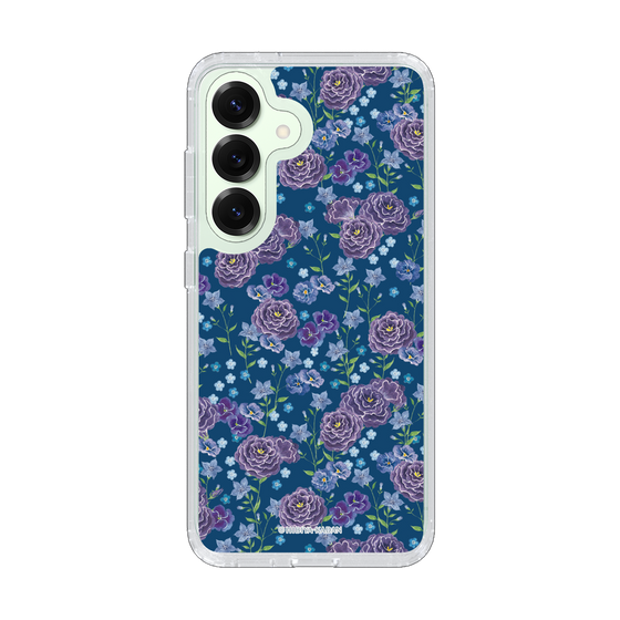 スリムプロテクションケース［ 日比谷花壇 - FloralSymphony - ネイビー ］