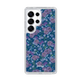 スリムプロテクションケース［ 日比谷花壇 - FloralSymphony - ネイビー ］