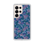 スリムプロテクションケース［ 日比谷花壇 - FloralSymphony - ネイビー ］