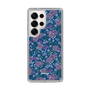 スリムプロテクションケース［ 日比谷花壇 - FloralSymphony - ネイビー ］
