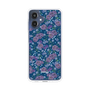スリムプロテクションケース［ 日比谷花壇 - FloralSymphony - ネイビー ］