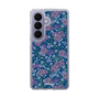 スリムプロテクションケース［ 日比谷花壇 - FloralSymphony - ネイビー ］