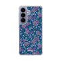 スリムプロテクションケース［ 日比谷花壇 - FloralSymphony - ネイビー ］