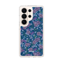 スリムプロテクションケース［ 日比谷花壇 - FloralSymphony - ネイビー ］