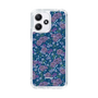 スリムプロテクションケース［ 日比谷花壇 - FloralSymphony - ネイビー ］