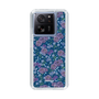 スリムプロテクションケース［ 日比谷花壇 - FloralSymphony - ネイビー ］