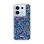スリムプロテクションケース［ 日比谷花壇 - FloralSymphony - ネイビー ］