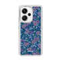 スリムプロテクションケース［ 日比谷花壇 - FloralSymphony - ネイビー ］