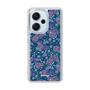 スリムプロテクションケース［ 日比谷花壇 - FloralSymphony - ネイビー ］