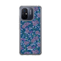 スリムプロテクションケース［ 日比谷花壇 - FloralSymphony - ネイビー ］