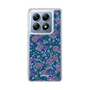 スリムプロテクションケース［ 日比谷花壇 - FloralSymphony - ネイビー ］