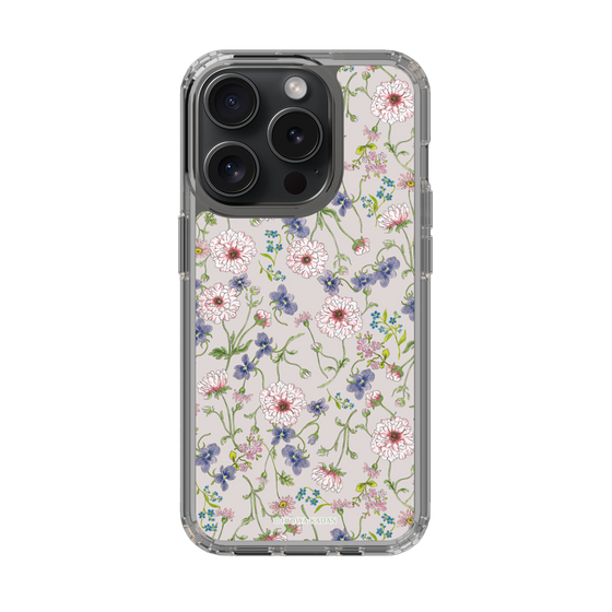 スリムプロテクションケース［ 日比谷花壇 - FloralSymphony - ベージュ ］