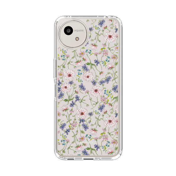 スリムプロテクションケース［ 日比谷花壇 - FloralSymphony - ベージュ ］