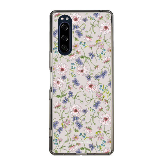 スリムプロテクションケース［ 日比谷花壇 - FloralSymphony - ベージュ ］
