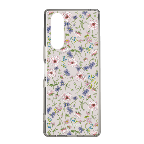 スリムプロテクションケース［ 日比谷花壇 - FloralSymphony - ベージュ ］