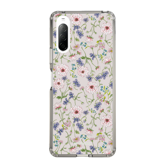 スリムプロテクションケース［ 日比谷花壇 - FloralSymphony - ベージュ ］
