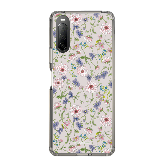 スリムプロテクションケース［ 日比谷花壇 - FloralSymphony - ベージュ ］