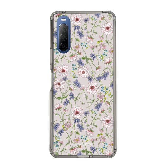 スリムプロテクションケース［ 日比谷花壇 - FloralSymphony - ベージュ ］