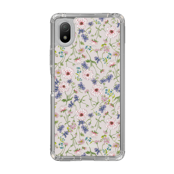 スリムプロテクションケース［ 日比谷花壇 - FloralSymphony - ベージュ ］