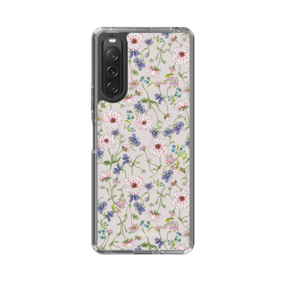 スリムプロテクションケース［ 日比谷花壇 - FloralSymphony - ベージュ ］
