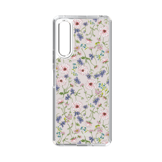 スリムプロテクションケース［ 日比谷花壇 - FloralSymphony - ベージュ ］