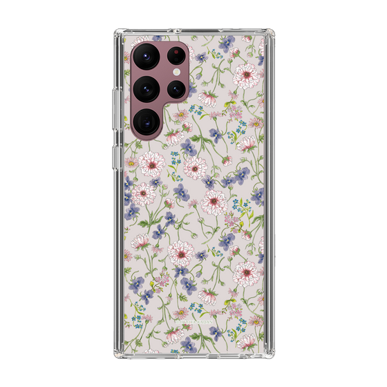 スリムプロテクションケース［ 日比谷花壇 - FloralSymphony - ベージュ ］