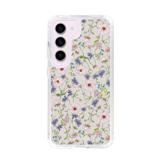 スリムプロテクションケース［ 日比谷花壇 - FloralSymphony - ベージュ ］