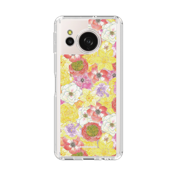 スリムプロテクションケース［ 日比谷花壇 - HarmonyinBloom - イエロー ］