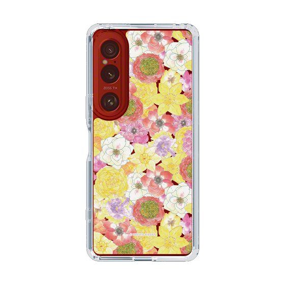 スリムプロテクションケース［ 日比谷花壇 - HarmonyinBloom - イエロー ］