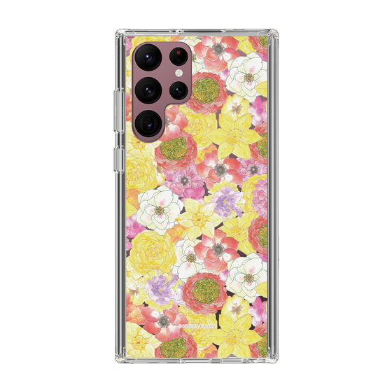 スリムプロテクションケース［ 日比谷花壇 - HarmonyinBloom - イエロー ］