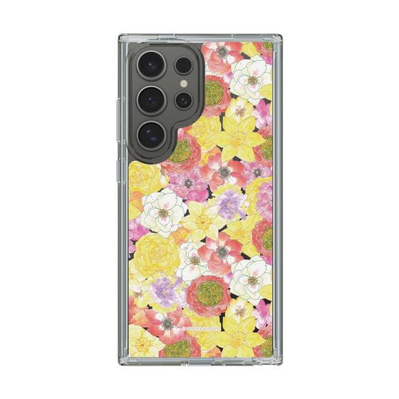 スリムプロテクションケース［ 日比谷花壇 - HarmonyinBloom - イエロー ］