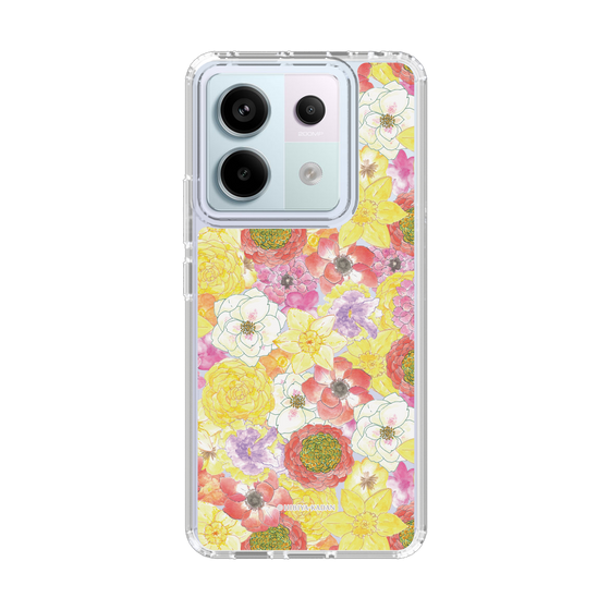 スリムプロテクションケース［ 日比谷花壇 - HarmonyinBloom - イエロー ］