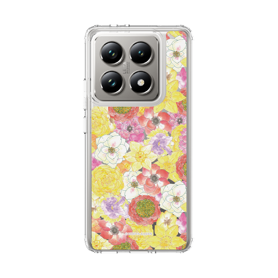 スリムプロテクションケース［ 日比谷花壇 - HarmonyinBloom - イエロー ］