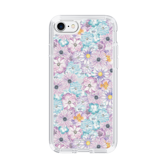 スリムプロテクションケース［ 日比谷花壇 - HarmonyinBloom - パープル ］
