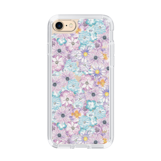 スリムプロテクションケース［ 日比谷花壇 - HarmonyinBloom - パープル ］