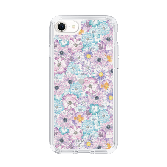 スリムプロテクションケース［ 日比谷花壇 - HarmonyinBloom - パープル ］