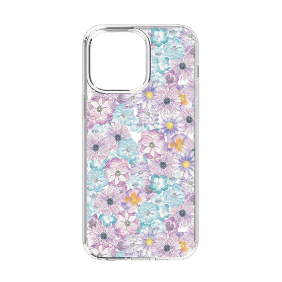 スリムプロテクションケース［ 日比谷花壇 - HarmonyinBloom - パープル ］