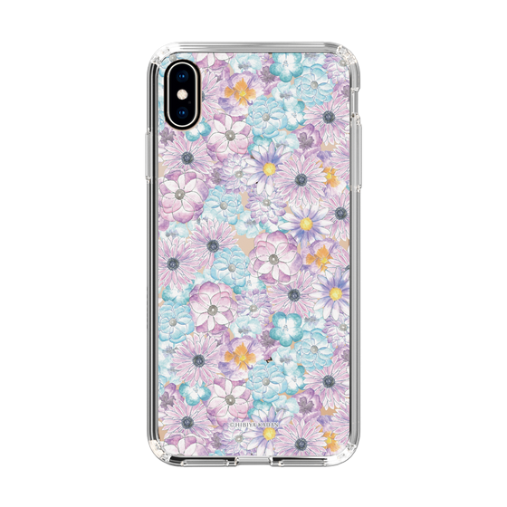 スリムプロテクションケース［ 日比谷花壇 - HarmonyinBloom - パープル ］