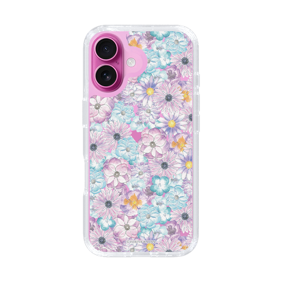 スリムプロテクションケース［ 日比谷花壇 - HarmonyinBloom - パープル ］