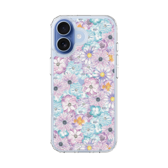 スリムプロテクションケース［ 日比谷花壇 - HarmonyinBloom - パープル ］