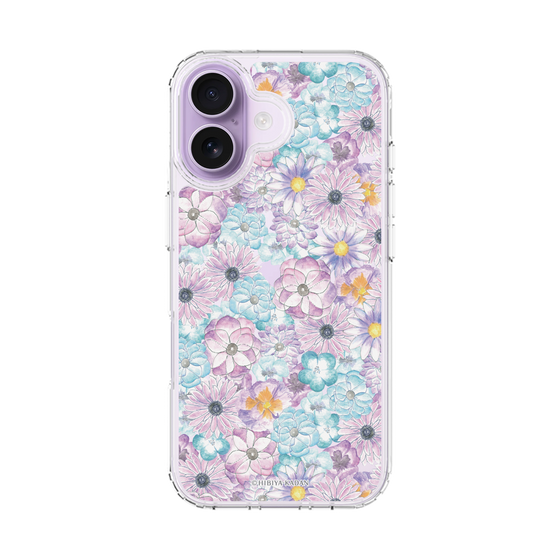 スリムプロテクションケース［ 日比谷花壇 - HarmonyinBloom - パープル ］
