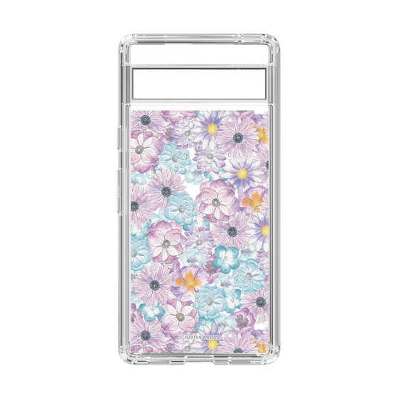 スリムプロテクションケース［ 日比谷花壇 - HarmonyinBloom - パープル ］