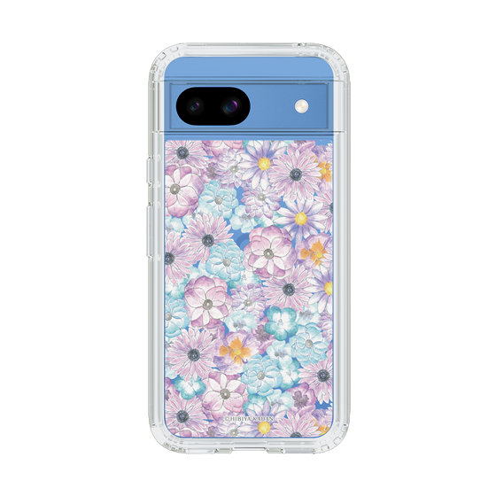 スリムプロテクションケース［ 日比谷花壇 - HarmonyinBloom - パープル ］